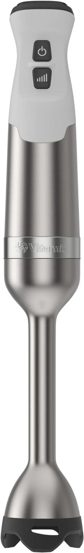 Vitamix 5-Speed Immersion Blender, Professional-Grade Hand Blender with 625-Watt Motor and Stainless-Steel Blade, Stainless Steel/White